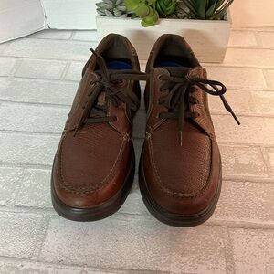 Clarks Men's Brown Leather Derby Shoes